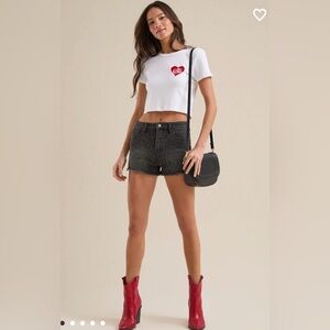 Altar’d State Maren Rhinestone Shorts